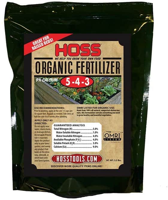 HOSS Complete Organic Fertilizer 